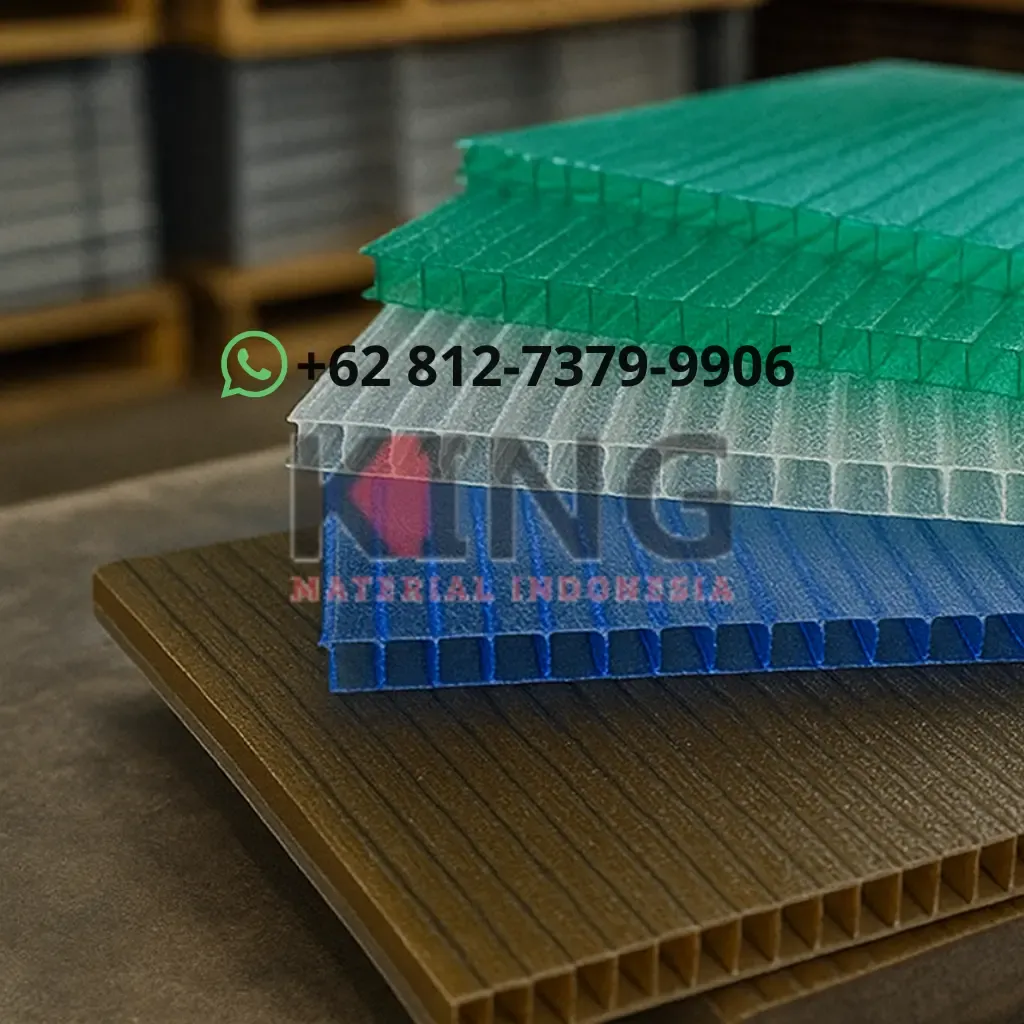 POLYCARBONATE TWINWALL BERONGGA - ATAP HOLLOW ANTI UV